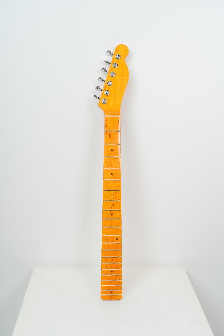 テレキャスター　メイプルネック　杢目　GOTOH　マグナムロックペグ付き