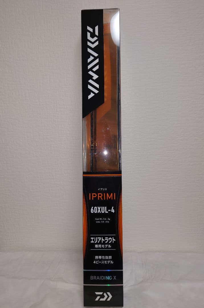 ダイワ DAIWA エリアトラウトロッド イプリミ 60XUL-4