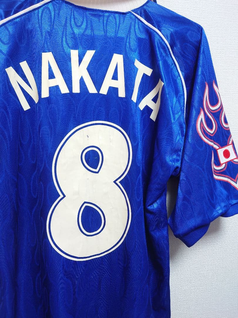 未使用　ASICS　UK製 1998 フランスW杯　日本代表　中田英寿