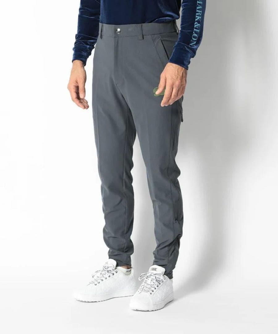 新品 ★ MARK&LONA ボトムス スエード マーク&ロナ グレー 正規品