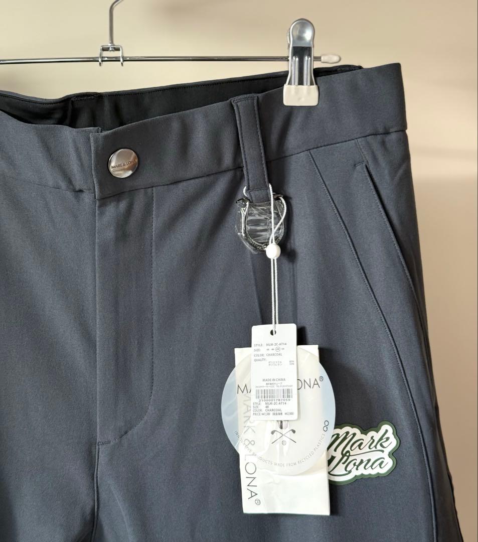 新品 ★ MARK&LONA ボトムス スエード マーク&ロナ グレー 正規品