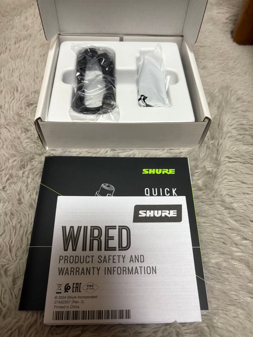 (未使用品)SHURE MVX2U デジタルオーディオインターフェース