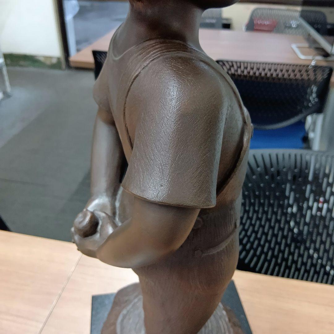 玉野勢三　ブロンズ　高さ約55cm　彫刻　銅像　置物