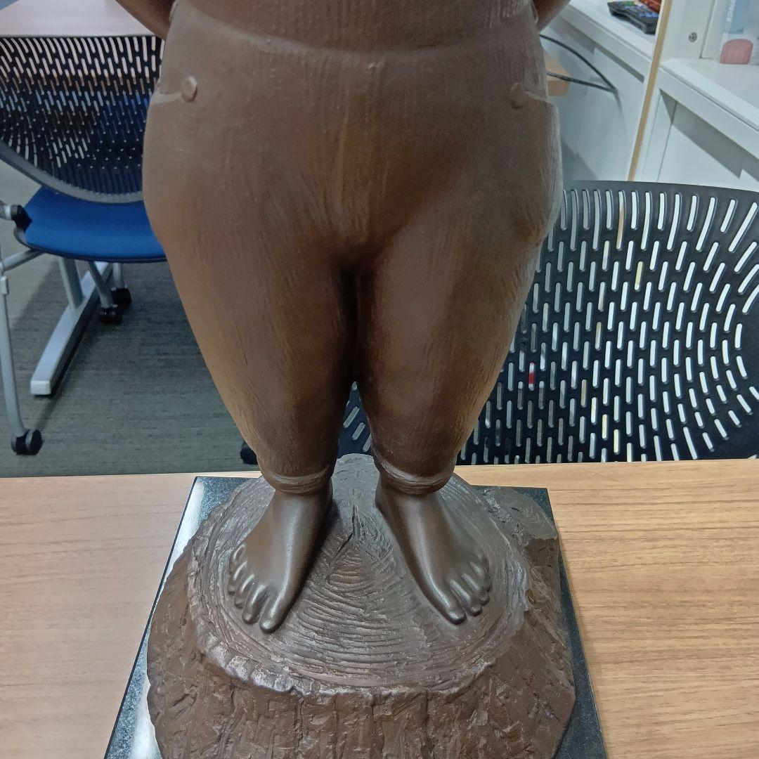 玉野勢三　ブロンズ　高さ約55cm　彫刻　銅像　置物