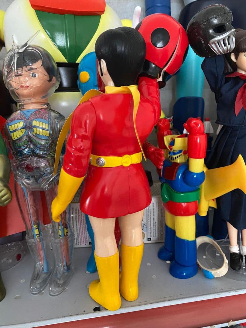 在庫最後 電波人間タックル　ソフビ人形 26cm ミサイル塗装版