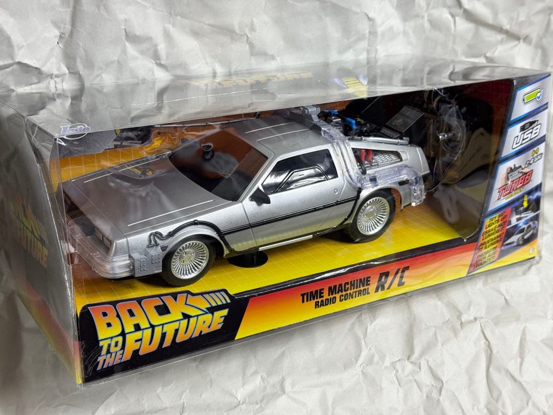 Jada Toys バックトゥザフューチャー 1/16 デロリアン ラジコン
