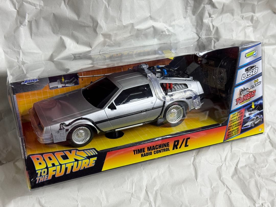 Jada Toys バックトゥザフューチャー 1/16 デロリアン ラジコン