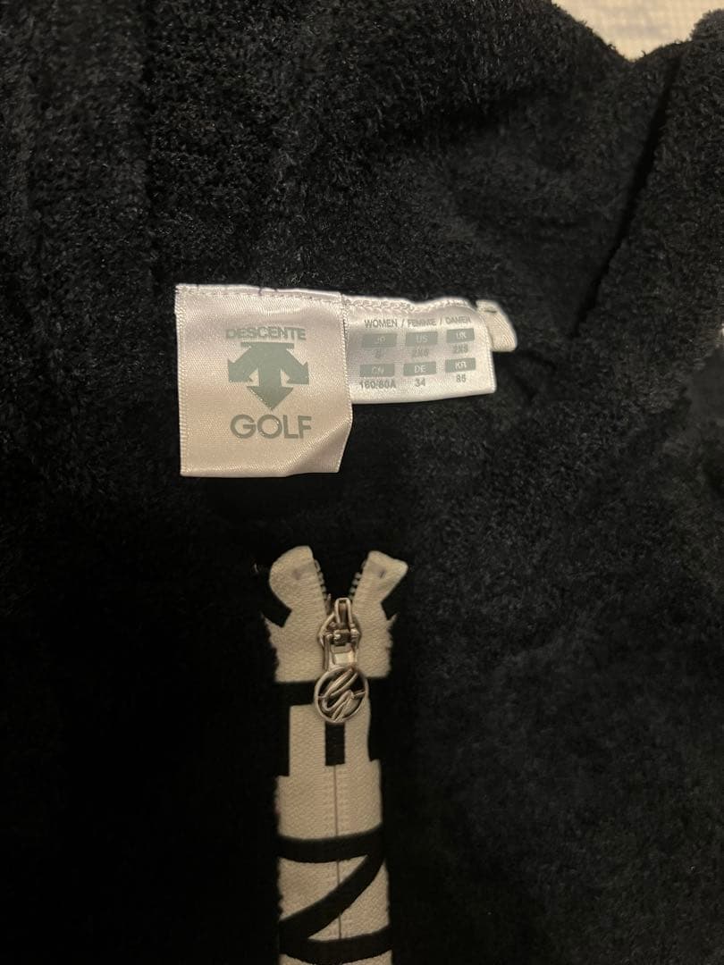 デサントゴルフ　レディース　モールニットパーカー　S