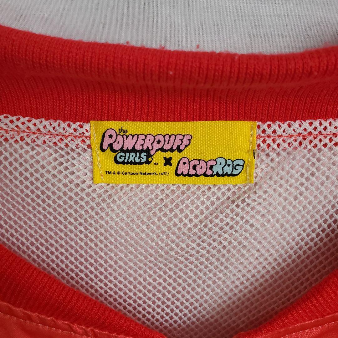 パワーパフガールズ　 アメコミ キャラクター ナイロンジャケット ブロッサム