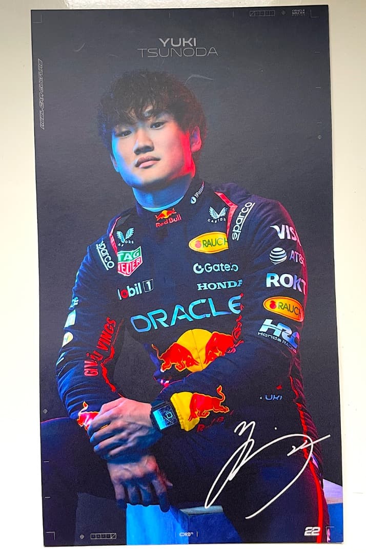 残りわずか★2枚1セット2025年レッドブル・ドライバーズカード／直筆サインなし