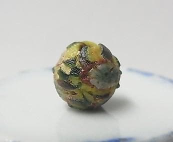 ★G2704★古代とんぼ玉 (A48) ローマ　美枯　ガラスビーズ　モザイク芯玉