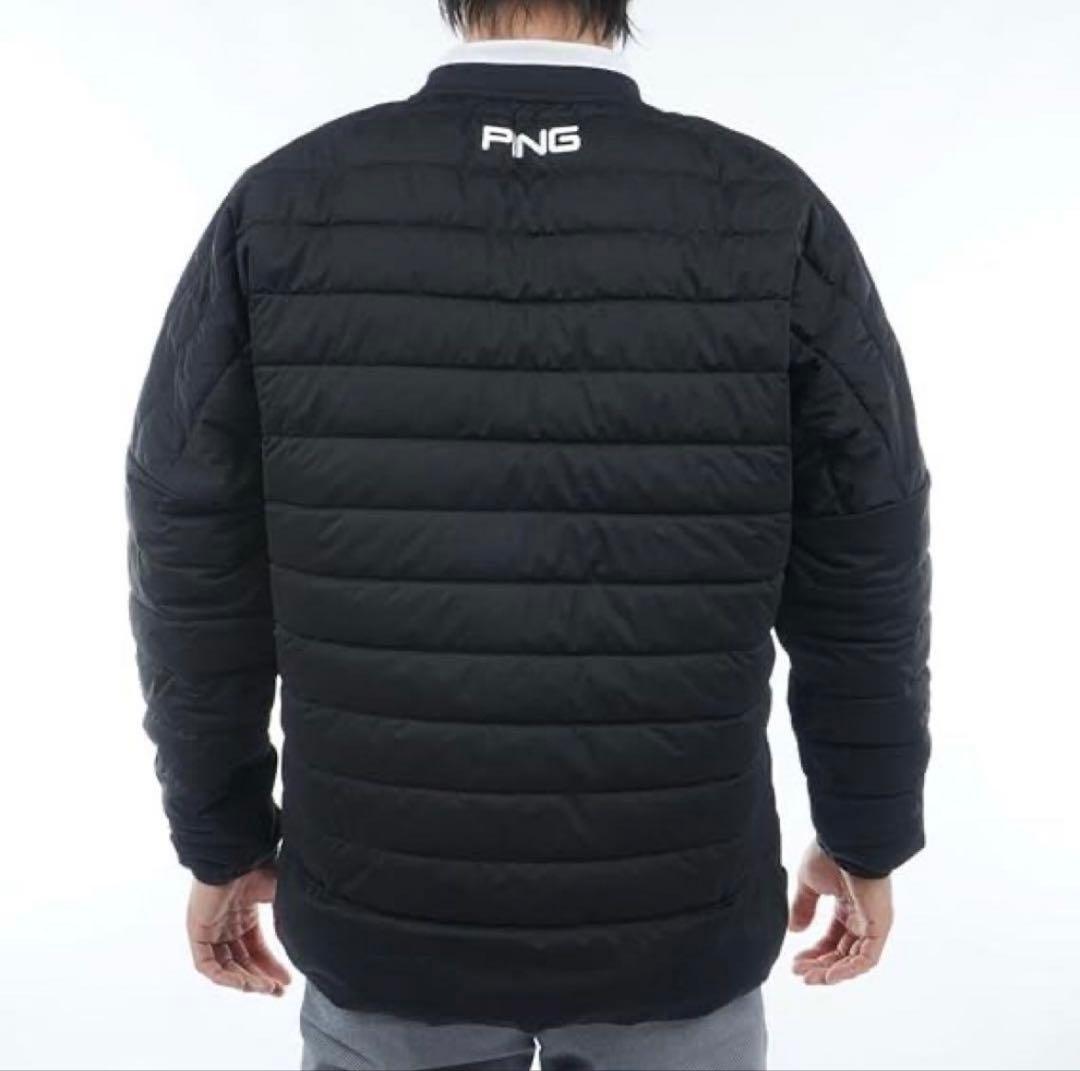 美品 PING ストレッチ中綿スニードジャック/ブラック/Mサイズ