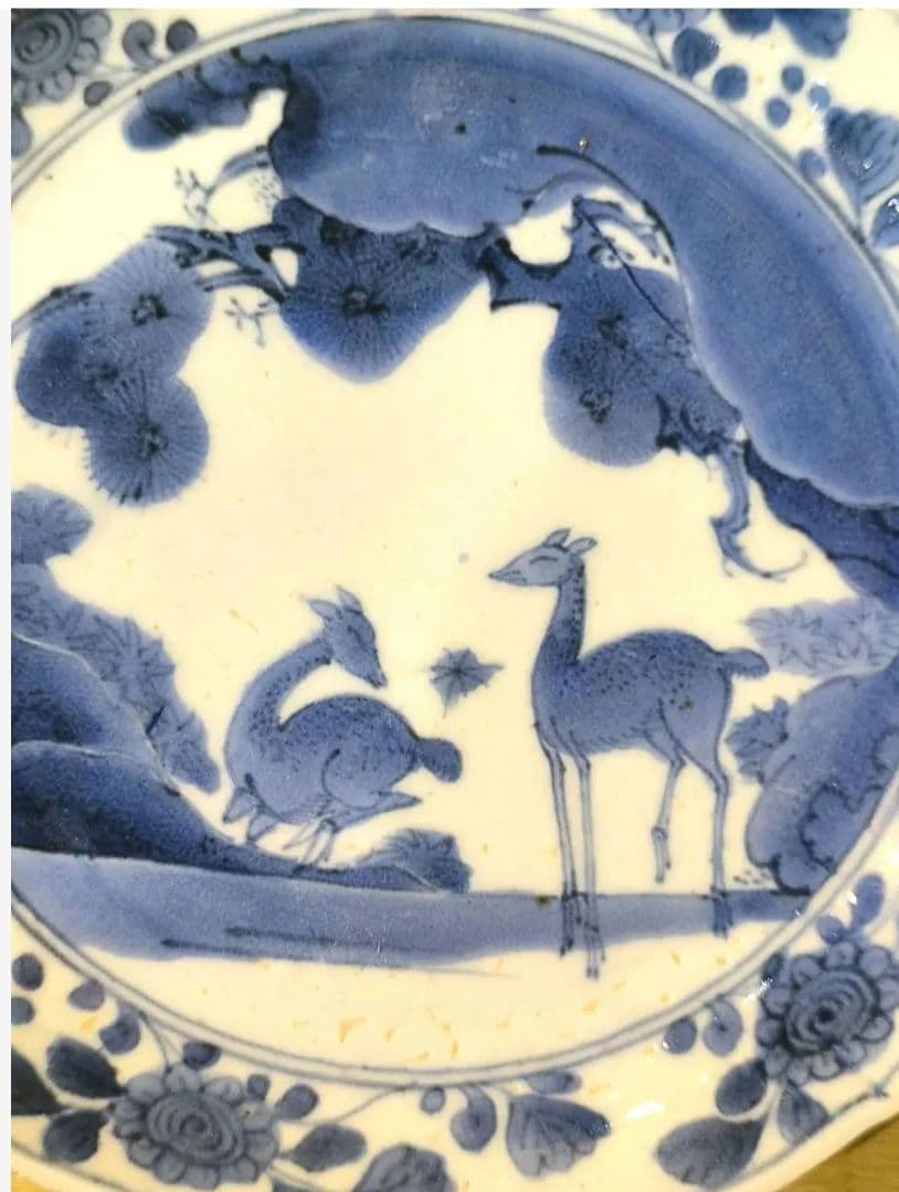 専用　鹿文皿　4枚