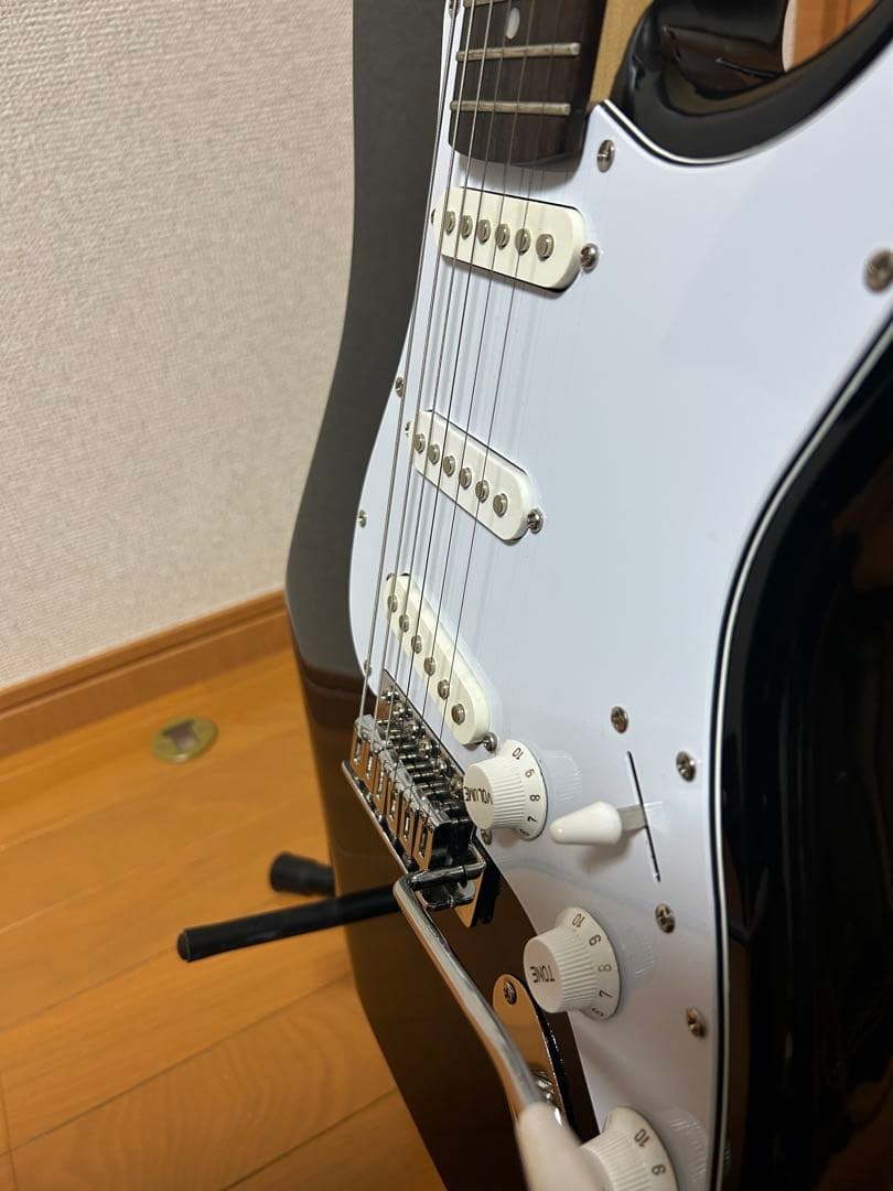 PhotGenic ストラトキャスタータイプ黒 各部調整済み