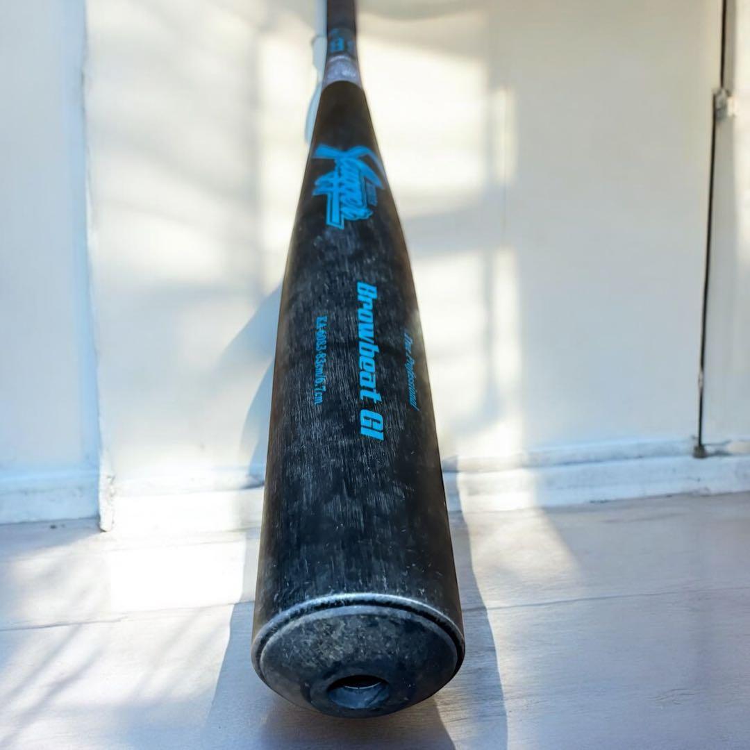 芯で打てる✨久保田スラッガー 軟式金属バット GI 83cm 良品 初心者OK!