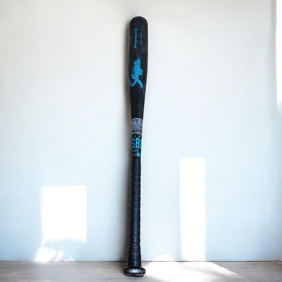 芯で打てる✨久保田スラッガー 軟式金属バット GI 83cm 良品 初心者OK!