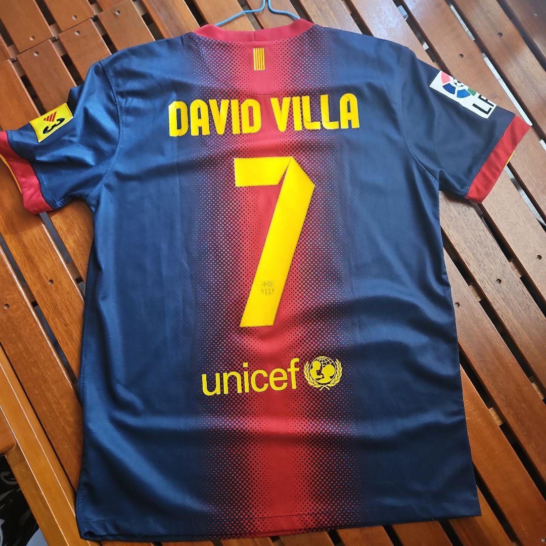 FCバルセロナ ダビドビジャ 7番ユニフォーム M