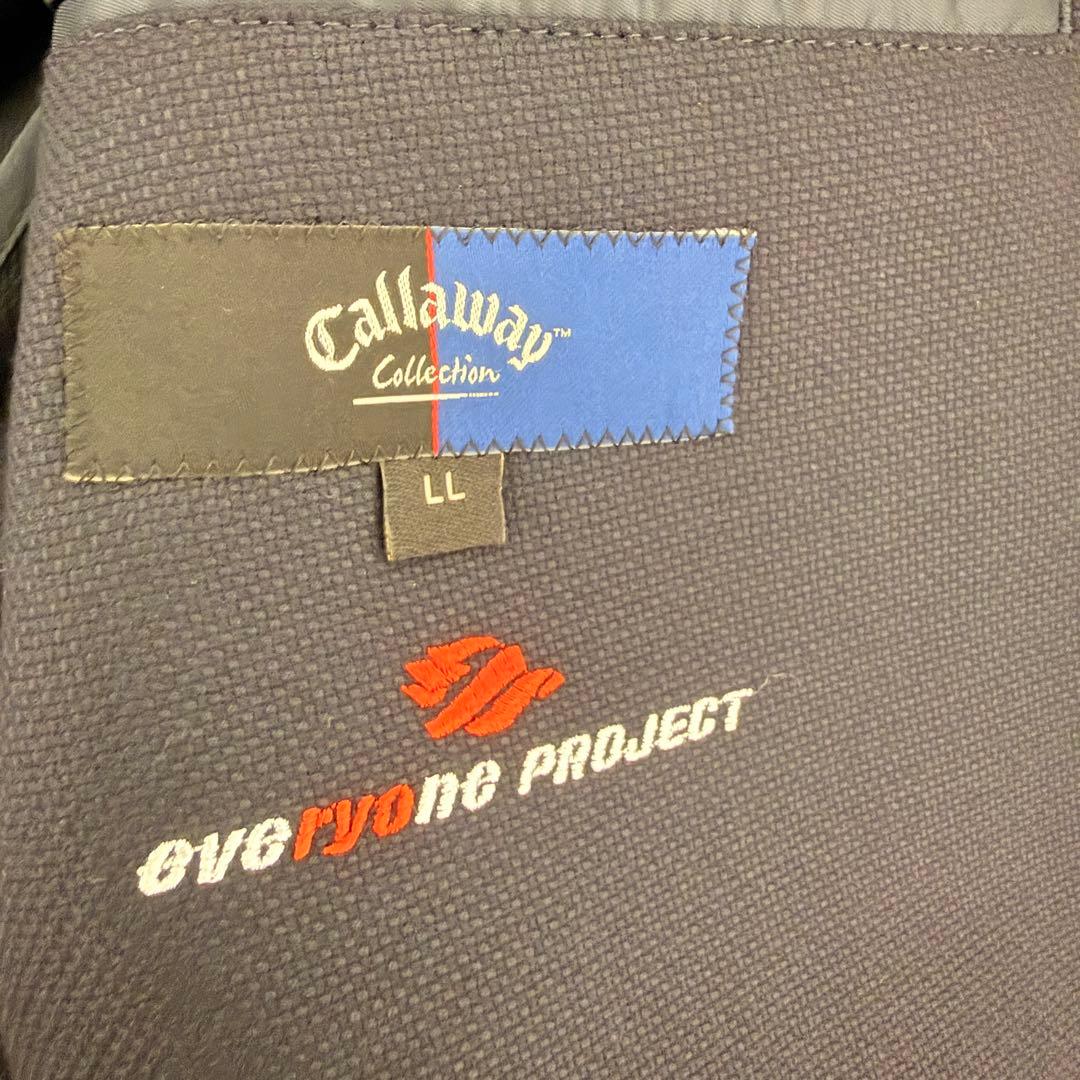 お値下げ　美品　callaway golf ネイビーテーラードジャケット
