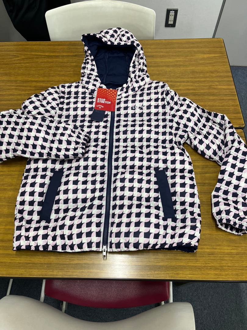 Callaway 千鳥柄　中綿ブルゾン　ジャケット