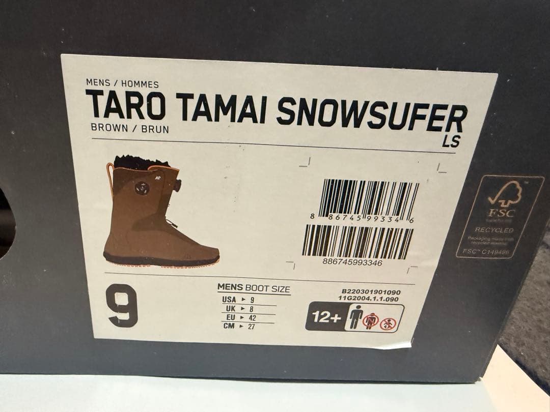 K2 ケーツー 24-25 TARO TAMAI SURFER LS 9