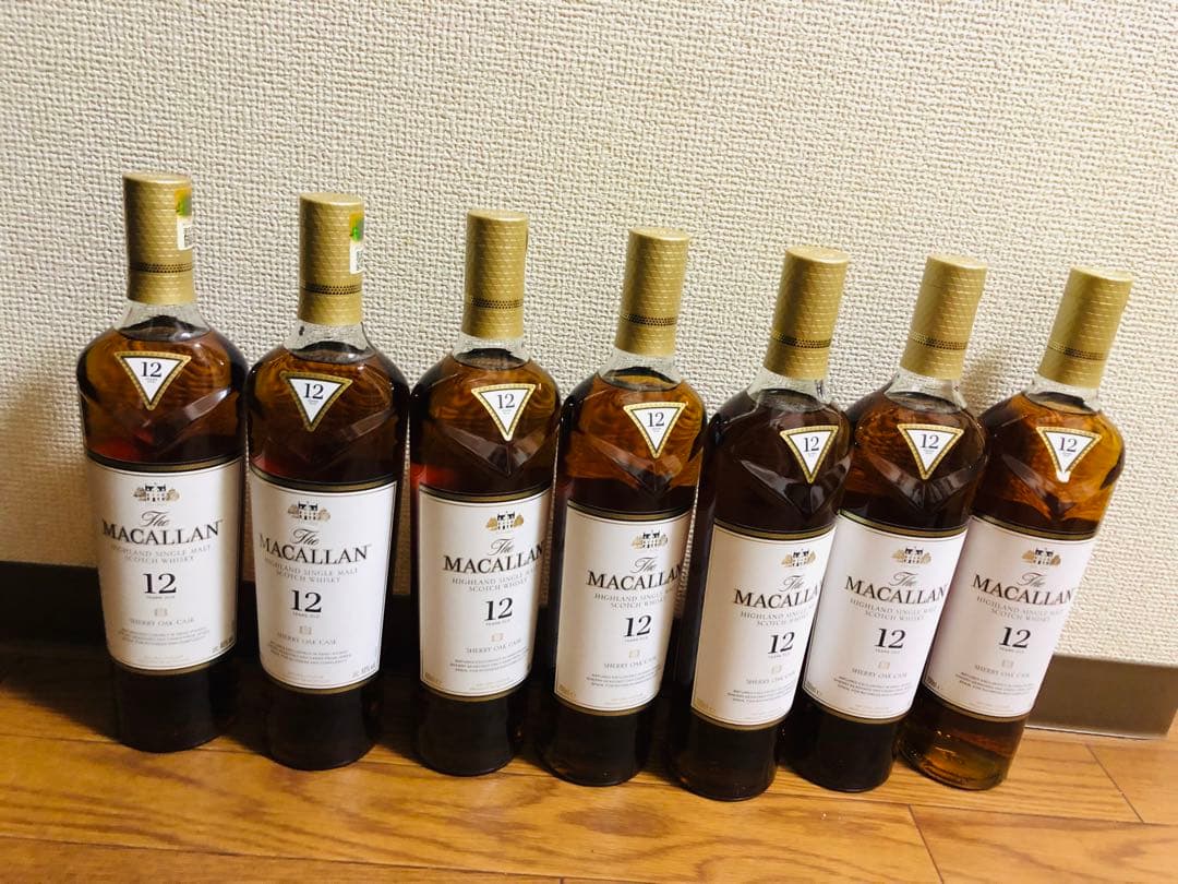 【新品未開封】マッカラン12年　シェリーオークカスク　7本セット