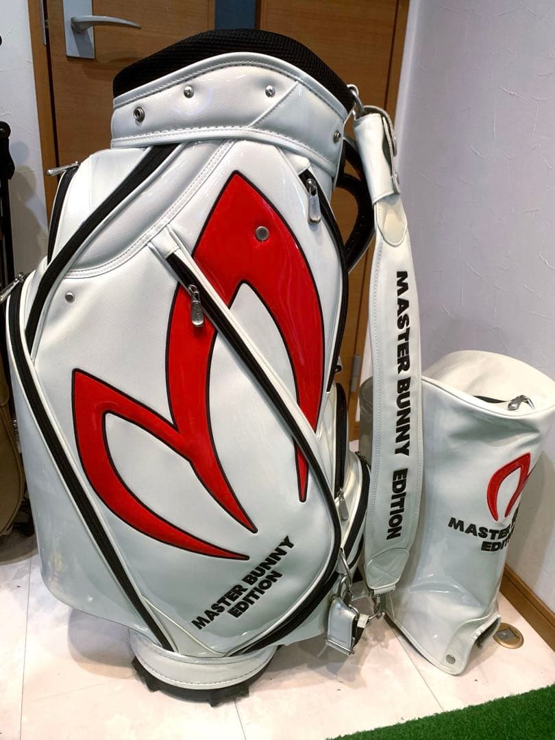 希少　良品　正規品　マスターバニー　パーリーゲイツ　キャディバッグ　3点式プロ