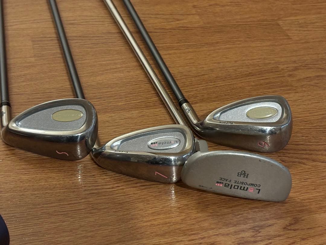 Lamola レディース ゴルフクラブセット　ハーフセット　7本＋バッグ2個付き