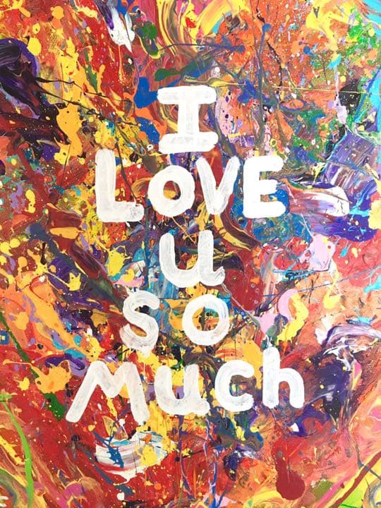 ★Original ART 《I LOVE U SO MUCH》