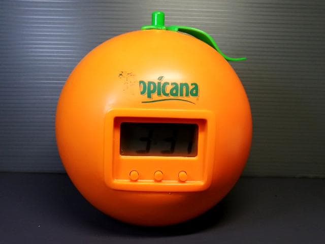 非売品 Tropicana 懸賞当選品 めざましトロピー 目覚まし時計 振動