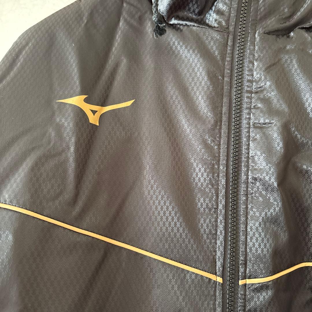 Mizuno フード付きベンチコート ブラック　ユニセックス　フリーサイズ　新品