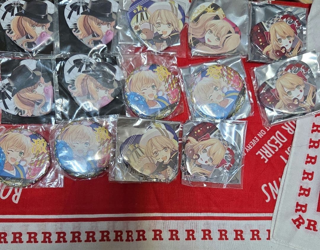 アイ★チュウ 桃助アクリルバッジセット キャラクターグッズ