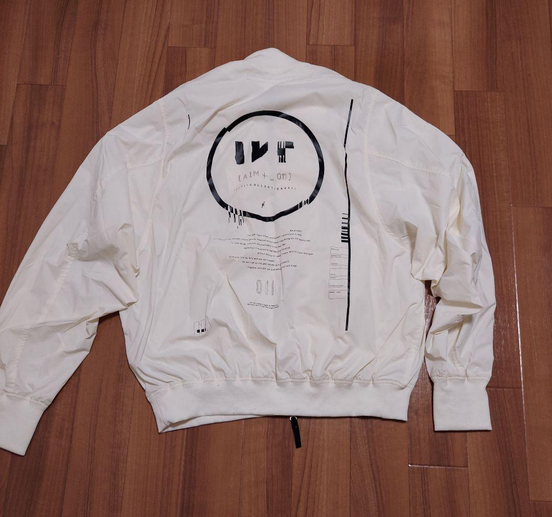 値下 SPYAIR IKEプロデュース オフホワイト ボンバージャケット 薄手