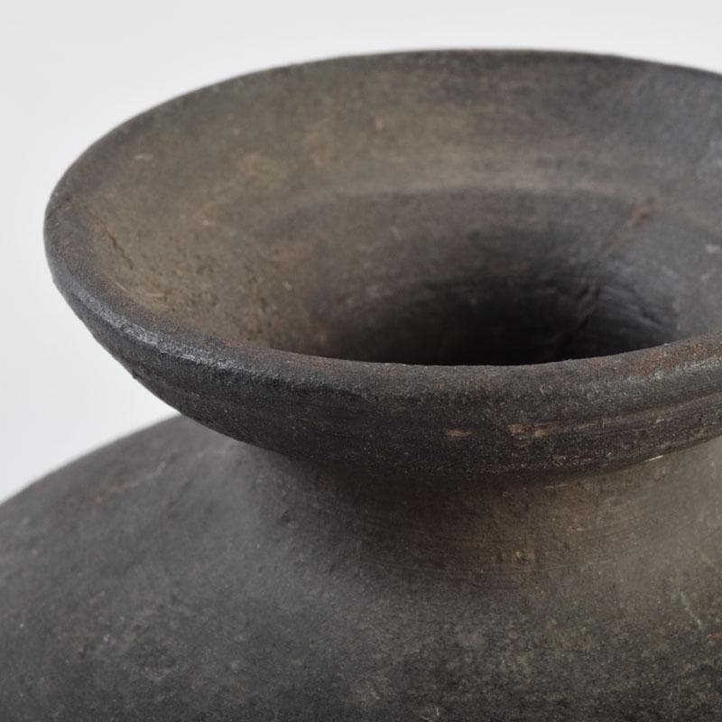 木苺ポンポン　朝鮮美術　須恵器　新羅土器　新羅無細土　壷　V　8930