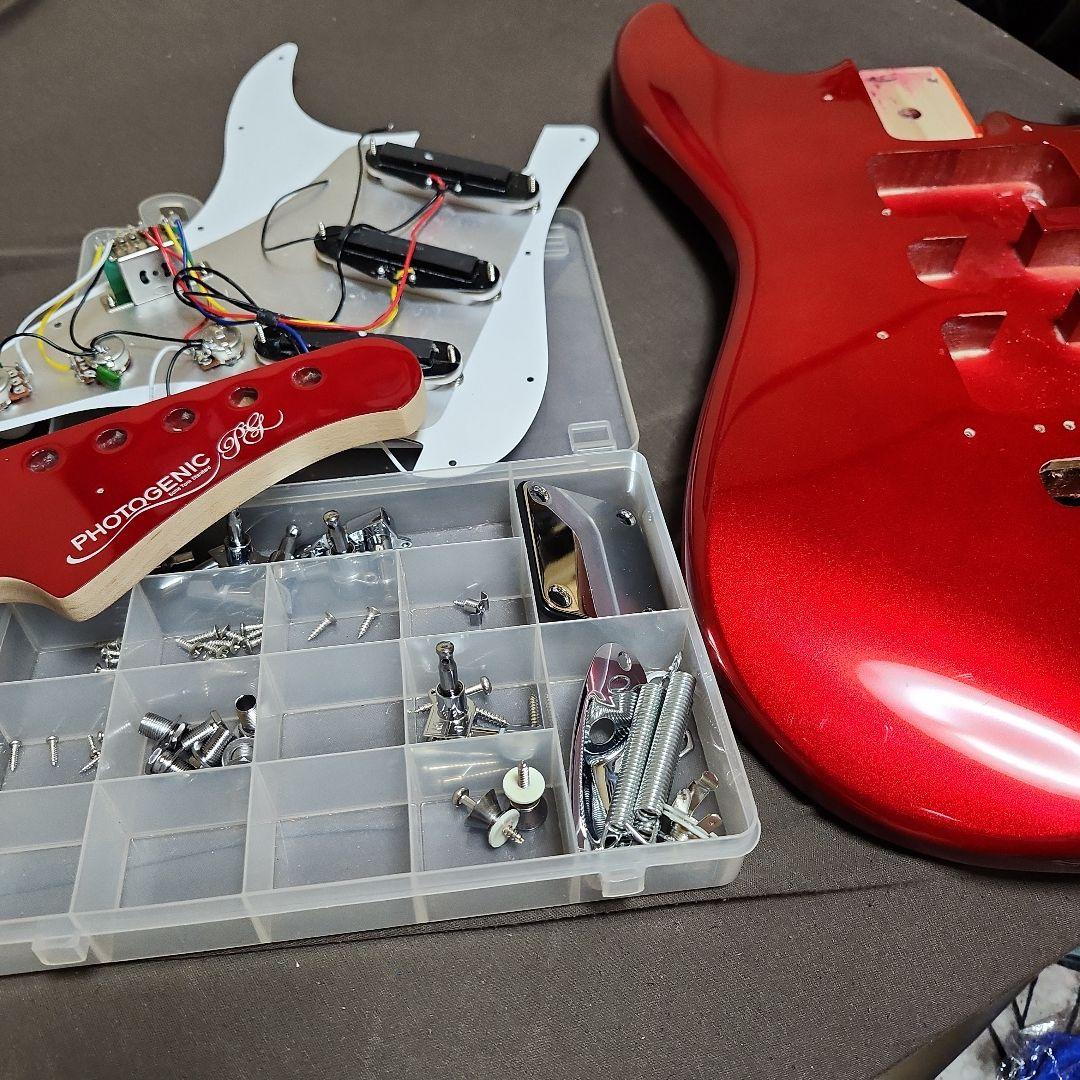 週末セール！分解整備済 PhotoGenic ストラト red llic