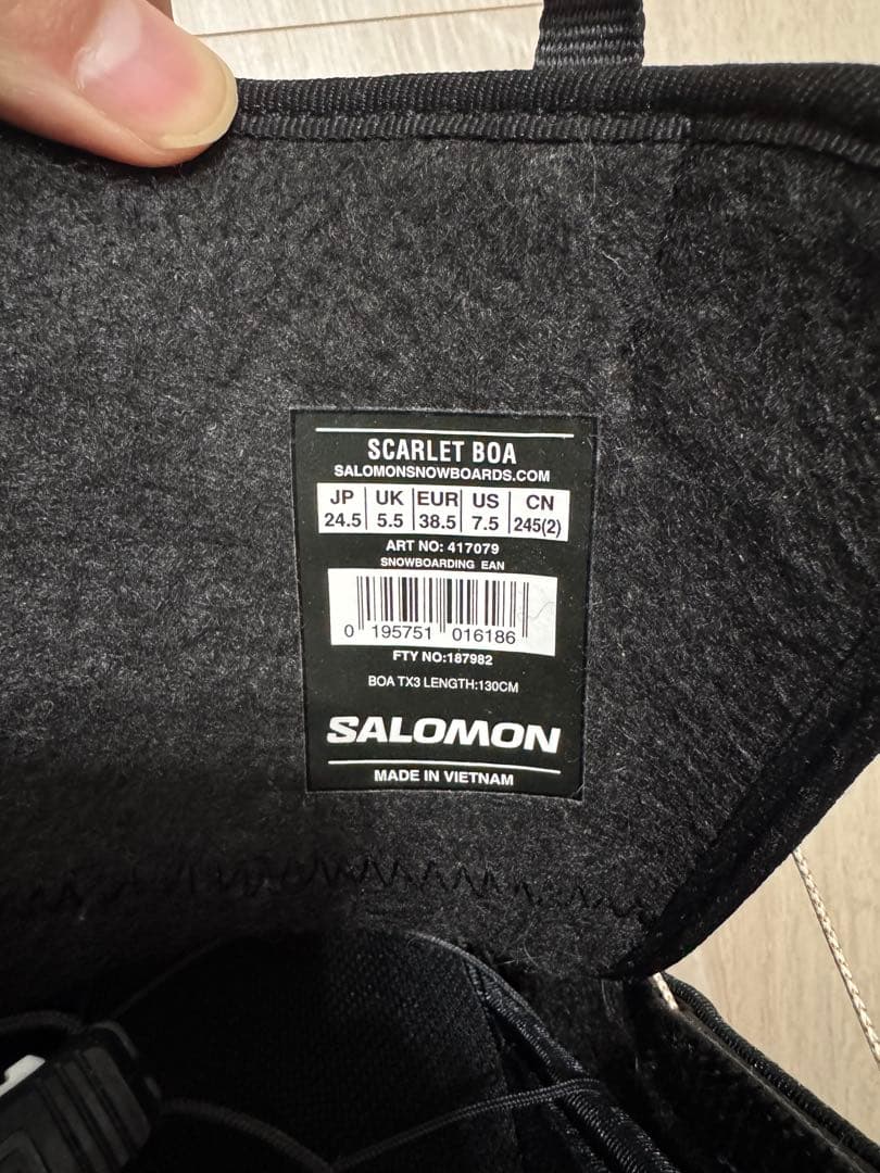 SALOMON サロモンSCARLET BOA スノーボード ブーツ