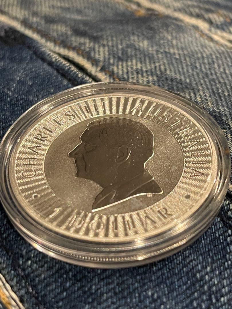 オストラリア　2025年　カンガルー　銀貨　1ドル