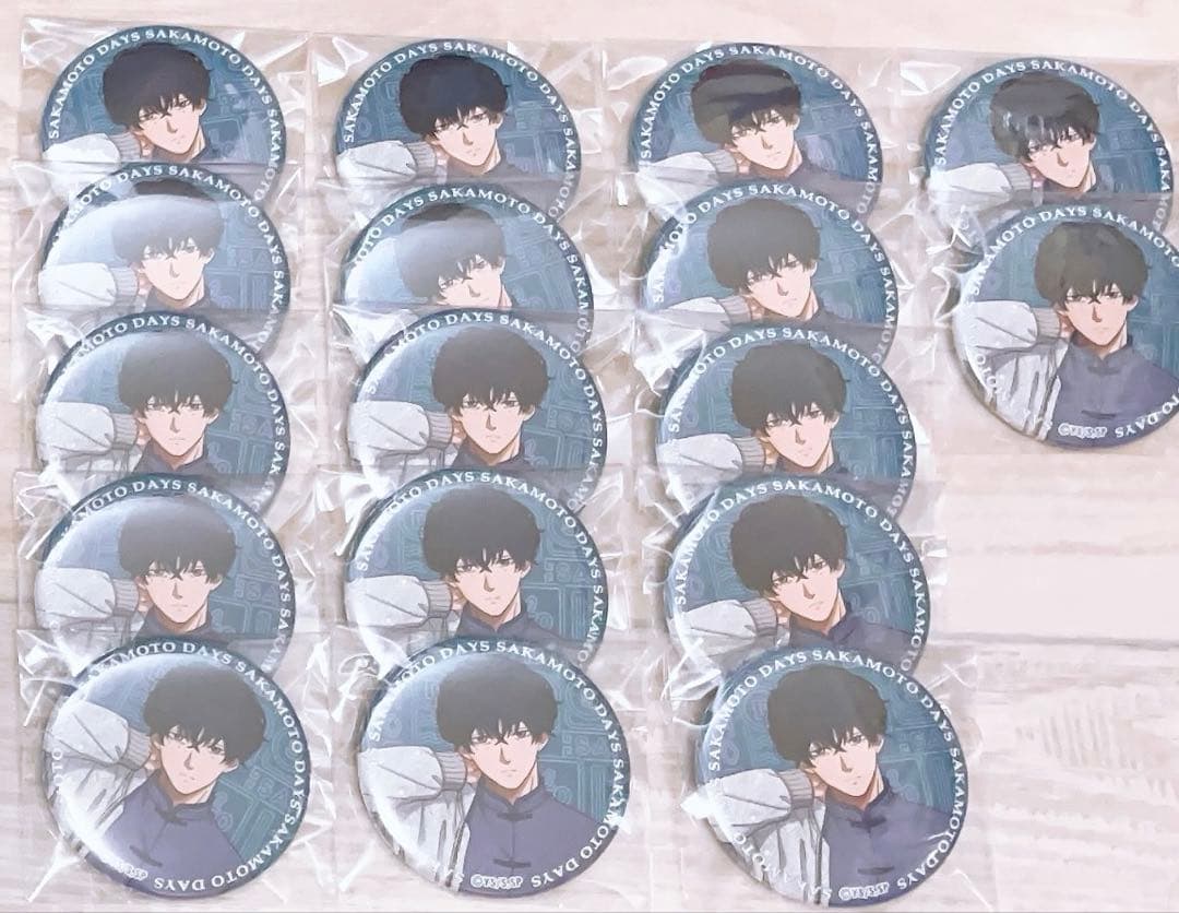 サカモトデイズ ASIAN STREET 勢羽夏生 缶バッジ 17点
