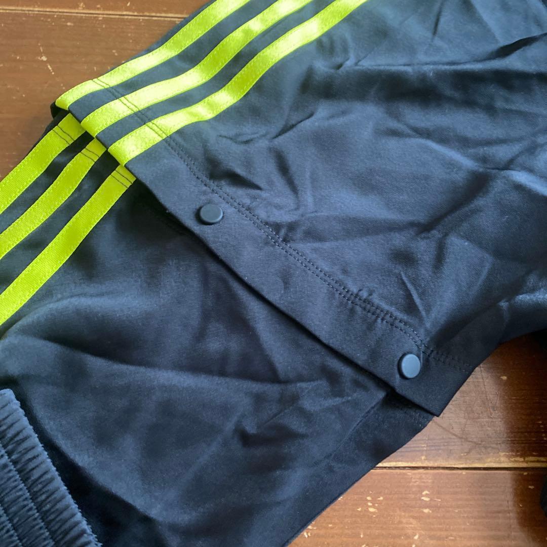 半額！新品　adidas ジャージ上下セット 上2XL 下Lブラック/ライム