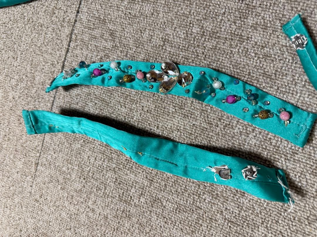 ベリーダンスセットアップ ターコイズ・ピンクmade in Egypt￼