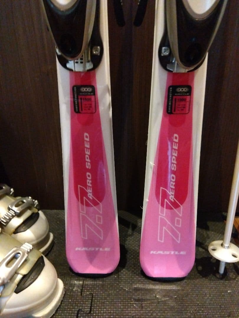 KASTLE/学生・レディース用/スキーセット/メンテ・WAX済み✔