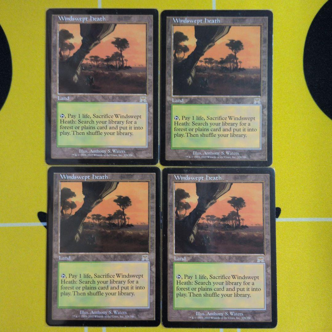 MTG 吹きさらしの荒野　英語　オンスロート　初版　4枚セット