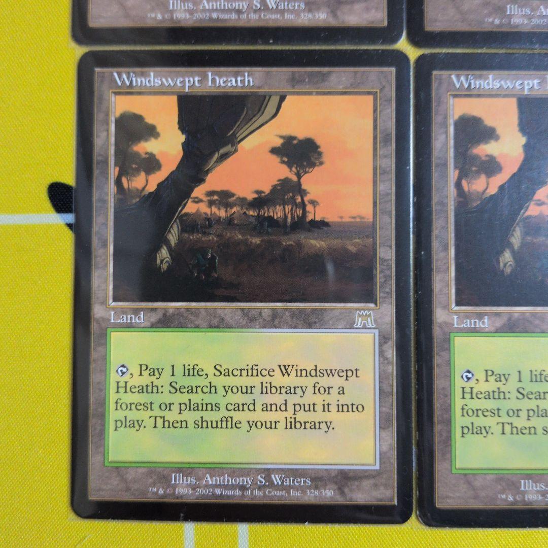 MTG 吹きさらしの荒野　英語　オンスロート　初版　4枚セット