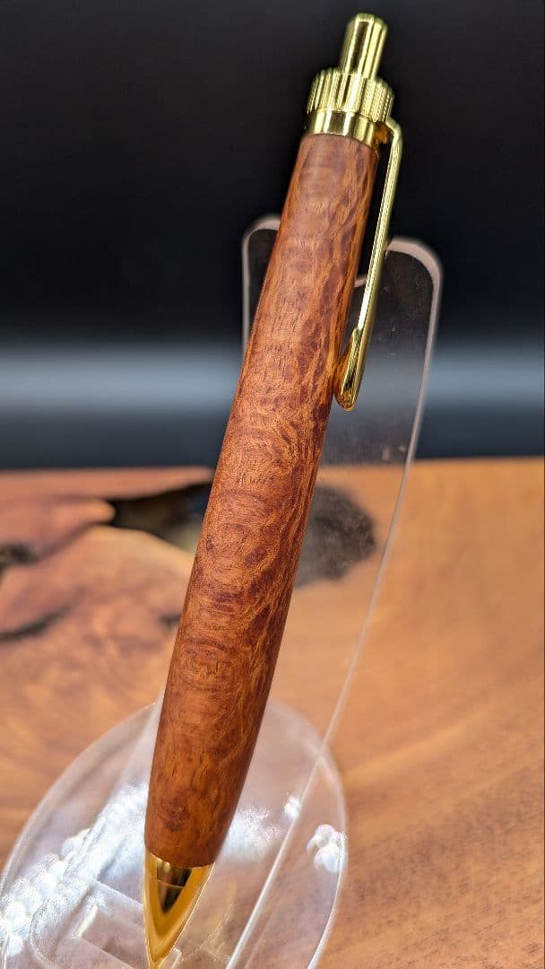 606超極上　レースシーオーク　木軸シャーペン　ボールペン