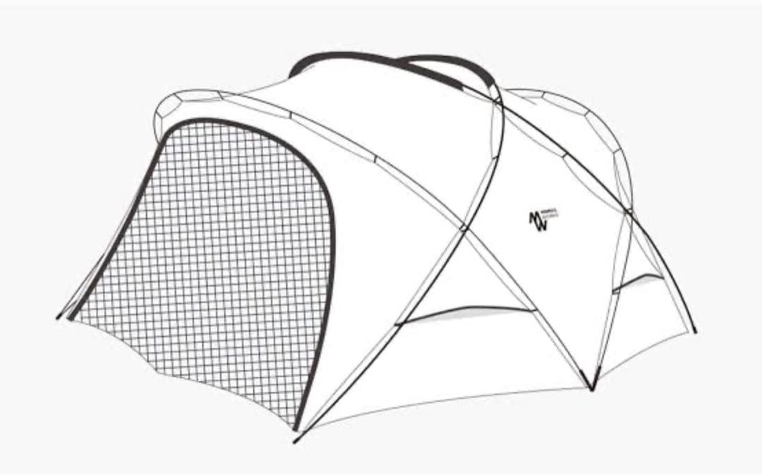 シェルター gオリーブ本体＋メッシュドア1枚セット