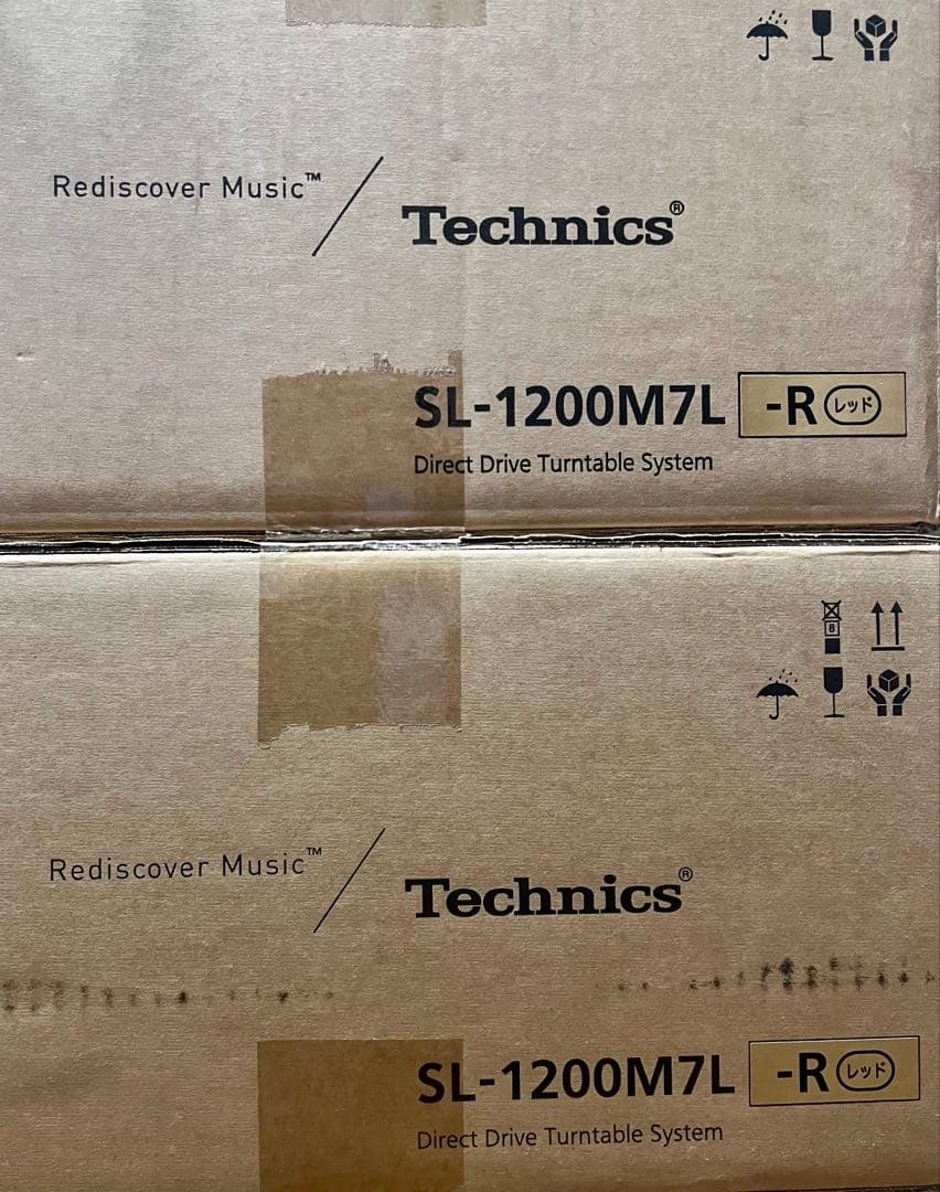Technics SL-1200M7L-R 50周年限定 モデル レッド2台