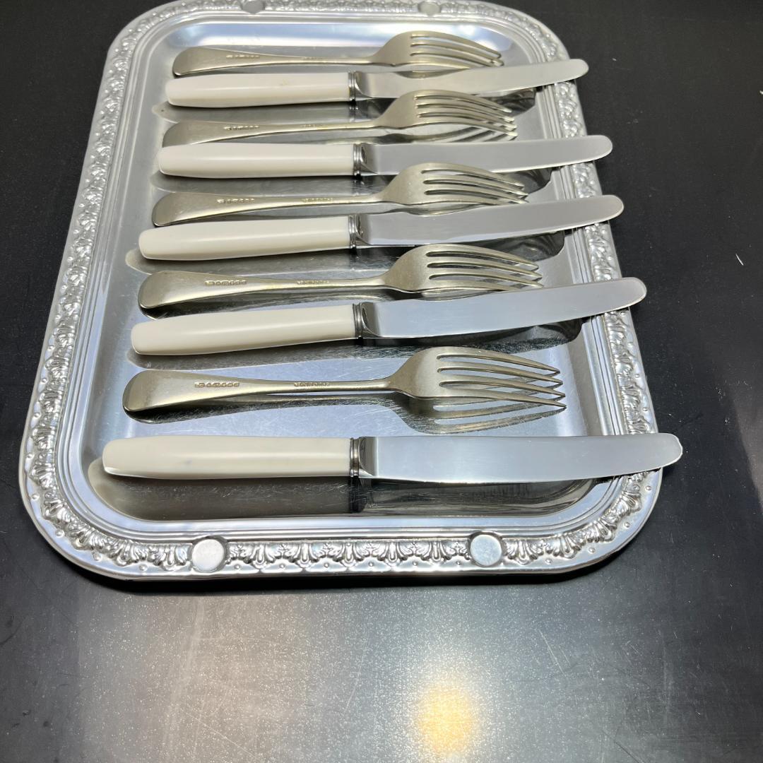 【E B & Co】パストリーセット12名用24本 【シルバープレート】