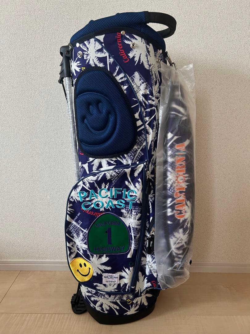 ブルーティーゴルフバッグ