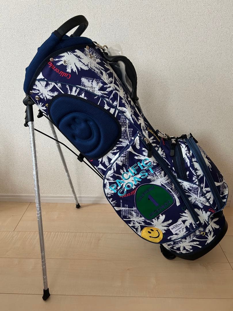 ブルーティーゴルフバッグ