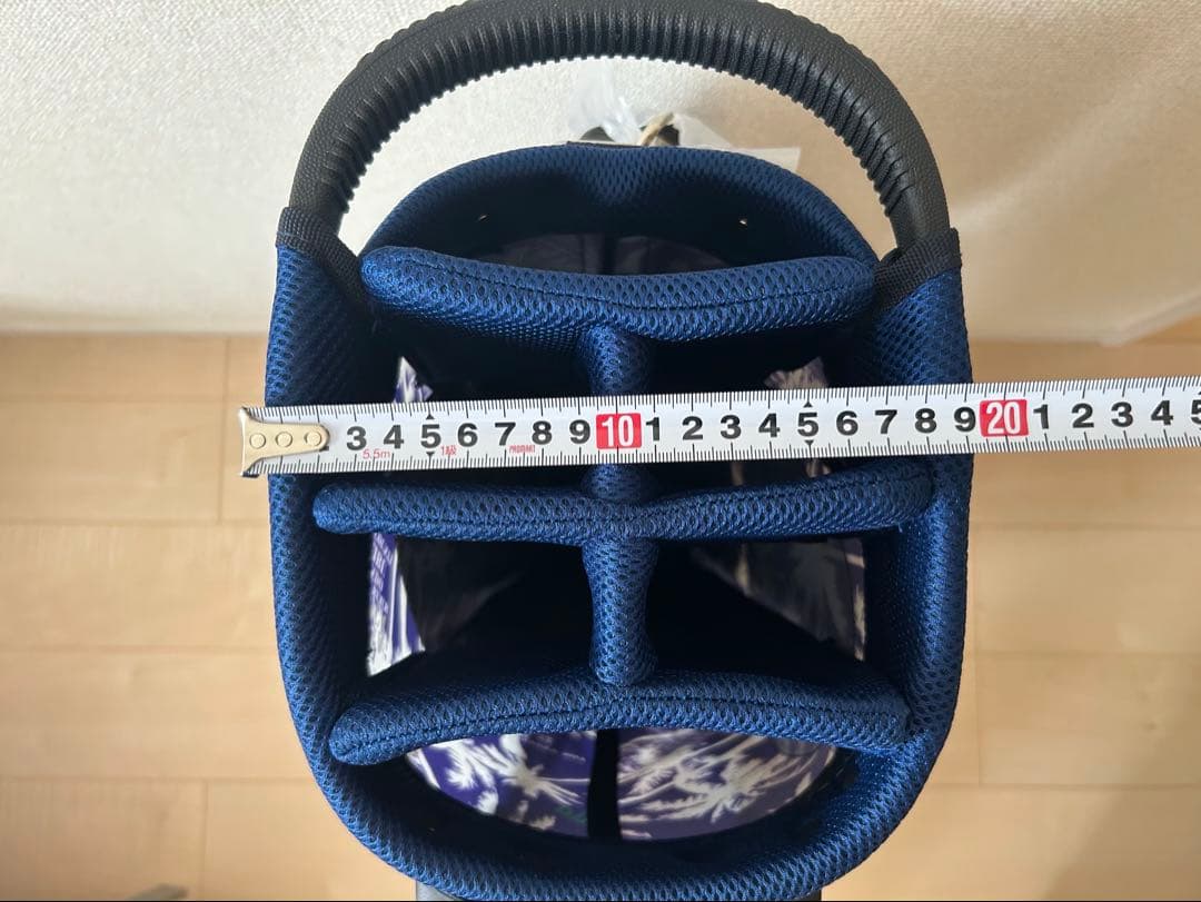 ブルーティーゴルフバッグ