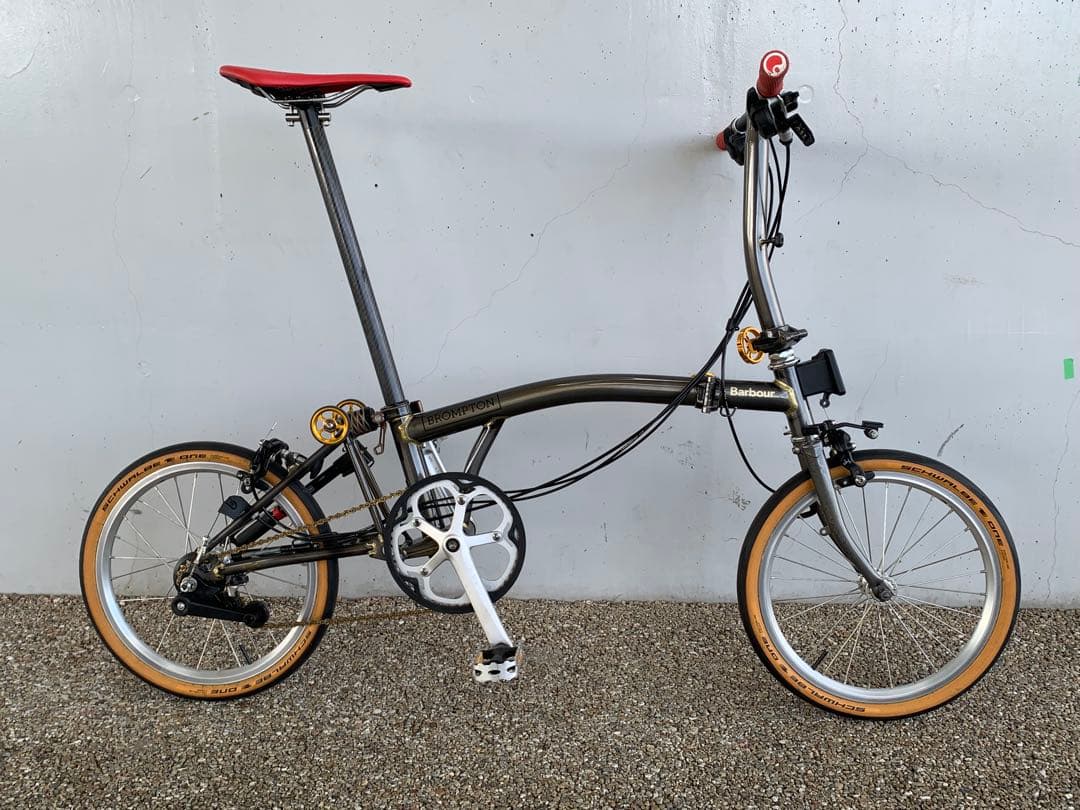 ■Brompton S6E Raw-Lacquer Barbour カスタム■